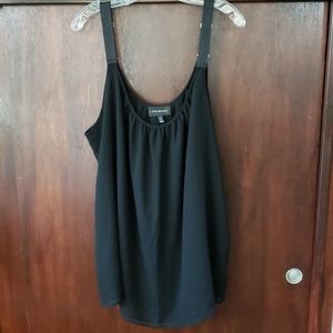 Black sheer tank.